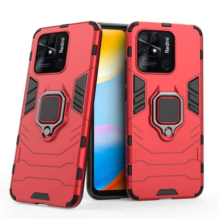 Shockproof PC + TPU Phone Case with Magnetic Ring Holder, For Xiaomi Redmi 10C, For Xiaomi Redmi ...