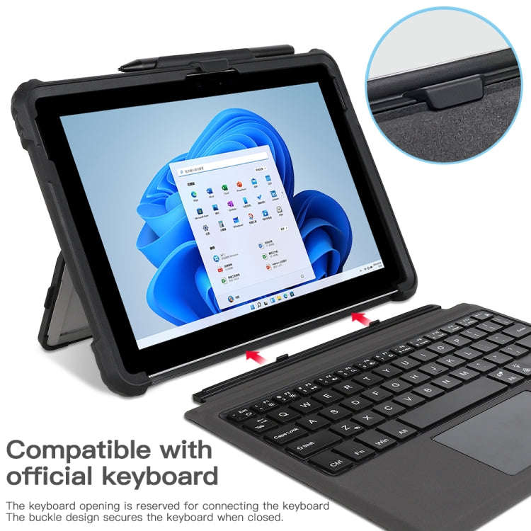 Acrylic Transparent Hand Shoulder Strap Laptop Case, For MicroSoft Surface Pro 8, For MicroSoft S...