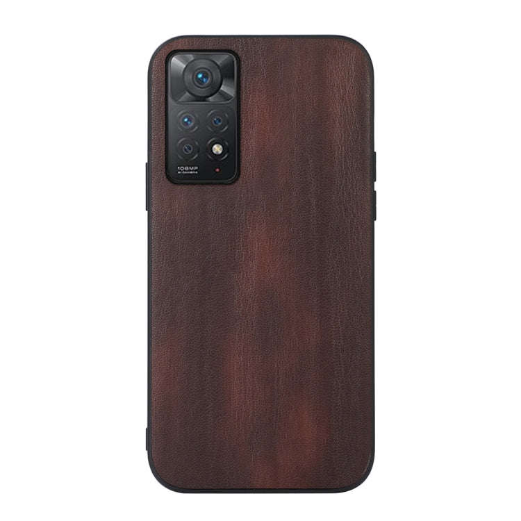 Yellow Cow Texture PU Phone Case, For Xiaomi Redmi Note 11 Pro Global, For Samsung Galaxy A23 4G,...