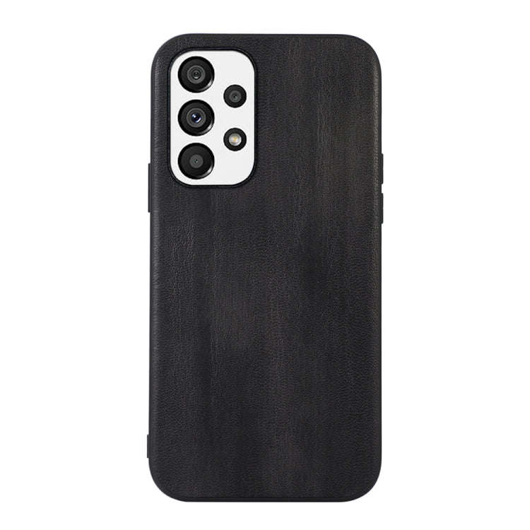 Yellow Cow Texture PU Phone Case, For Xiaomi Redmi Note 11 Pro Global, For Samsung Galaxy A23 4G,...