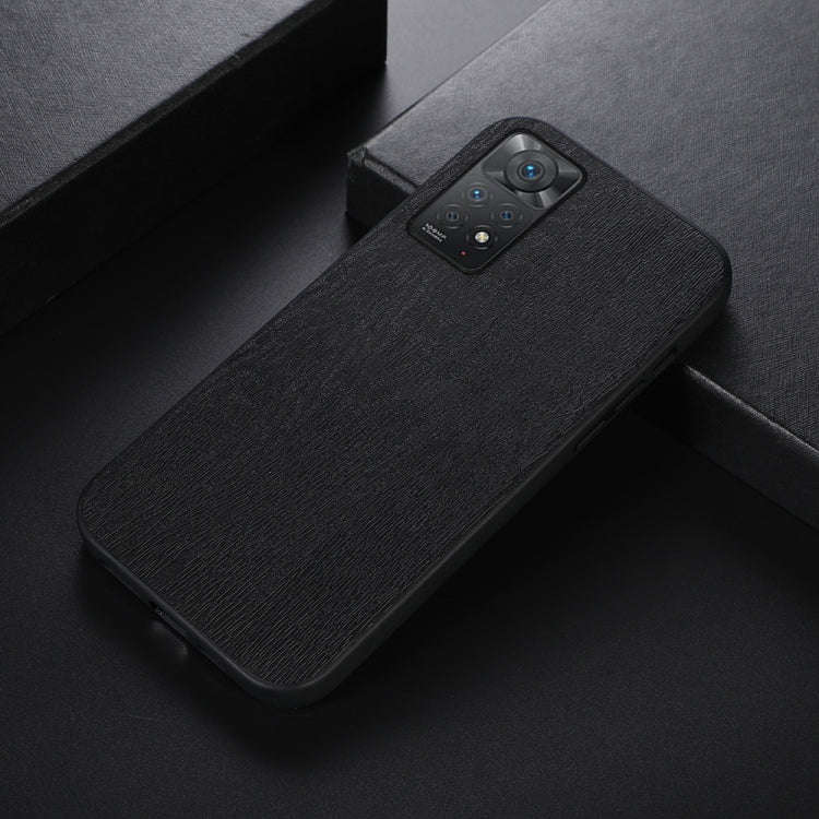 Wood Texture PU Phone Case, For Xiaomi Redmi Note 11 Pro Global, For Samsung Galaxy A23 4G, For S...