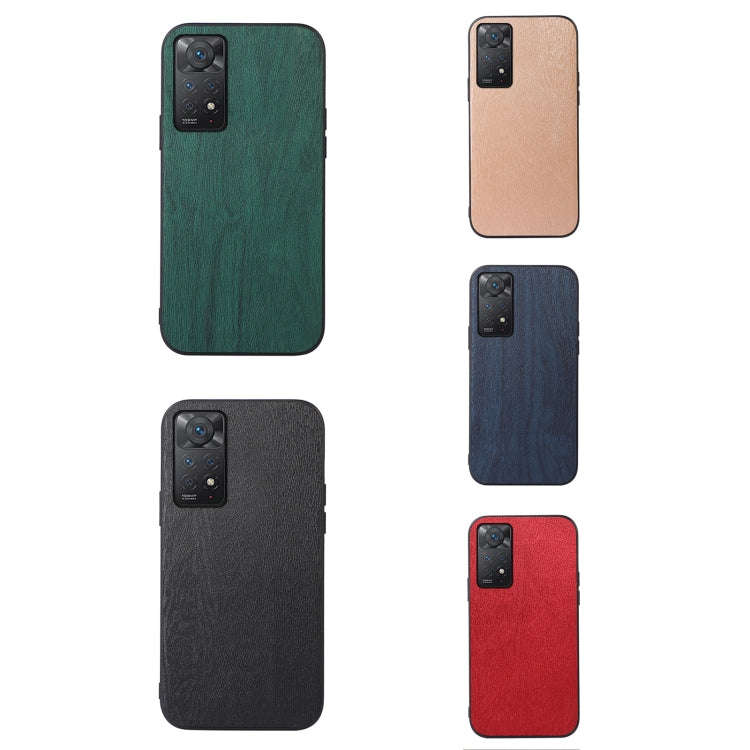 Wood Texture PU Phone Case, For Xiaomi Redmi Note 11 Pro Global, For Samsung Galaxy A23 4G, For S...