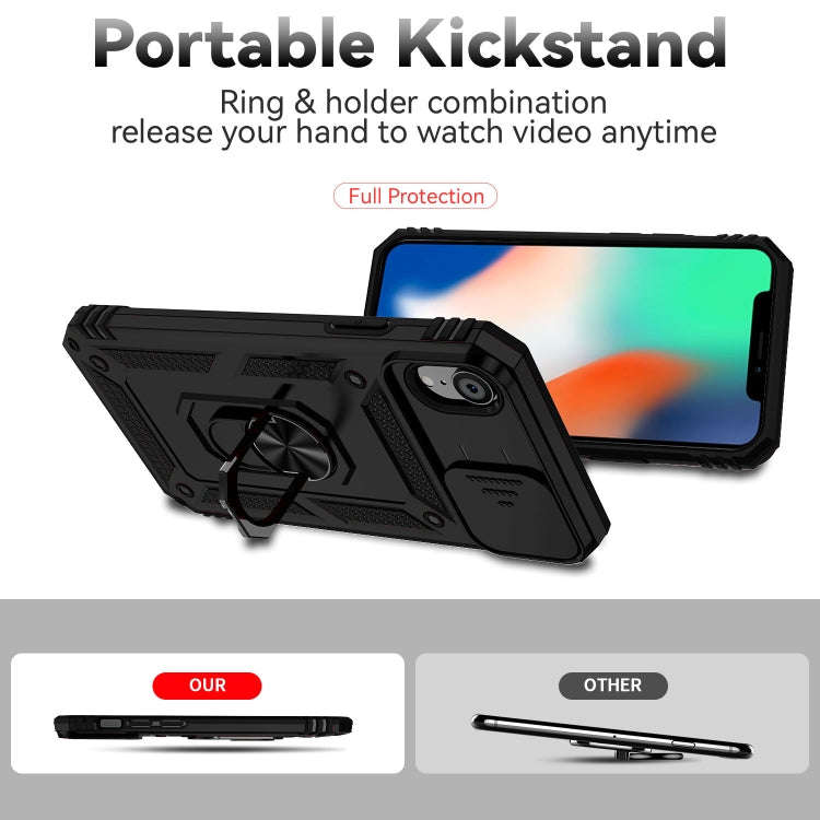 Sliding Camshield Holder Phone Case, For iPhone XR, For iPhone XS / X, For iPhone XS Max, For iPh...