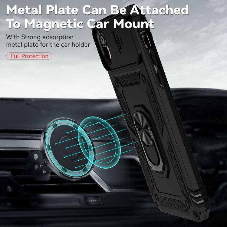 Sliding Camshield Holder Phone Case, For iPhone XR, For iPhone XS / X, For iPhone XS Max, For iPh...