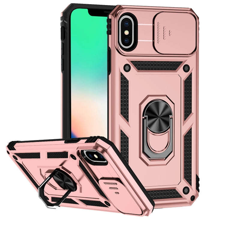Sliding Camshield Holder Phone Case, For iPhone XR, For iPhone XS / X, For iPhone XS Max, For iPh...