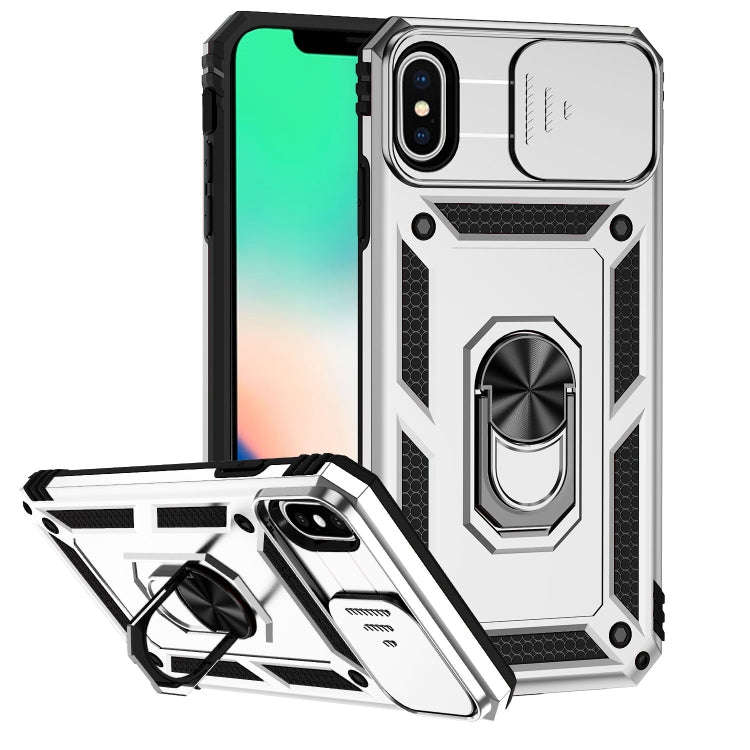 Sliding Camshield Holder Phone Case, For iPhone XR, For iPhone XS / X, For iPhone XS Max, For iPh...