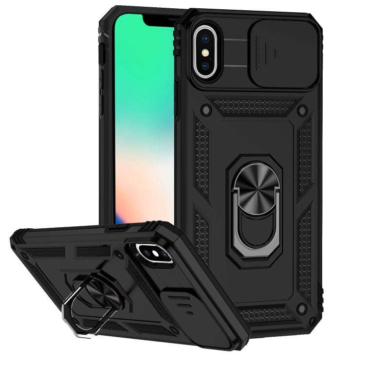 Sliding Camshield Holder Phone Case, For iPhone XR, For iPhone XS / X, For iPhone XS Max, For iPh...