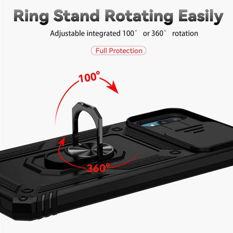 Sliding Camshield Holder Phone Case, For Samsung Galaxy A02, For Samsung Galaxy A02s / A03s 166mm...