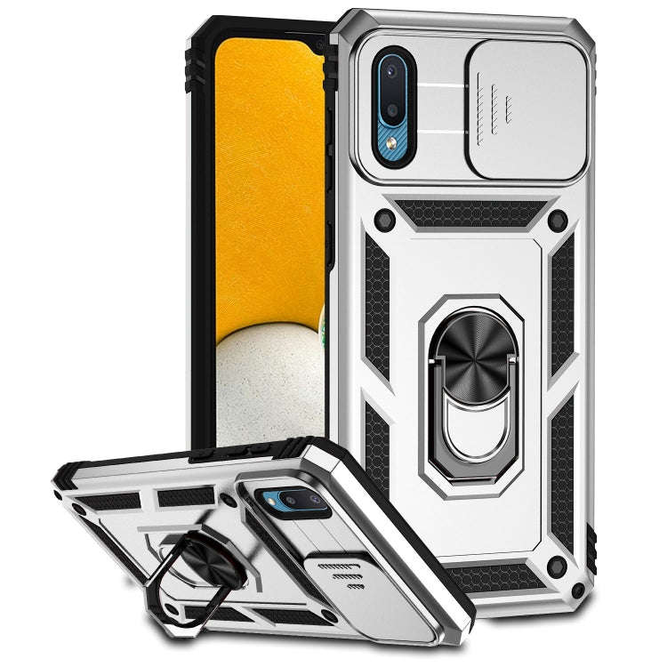 Sliding Camshield Holder Phone Case, For Samsung Galaxy A02, For Samsung Galaxy A02s / A03s 166mm...