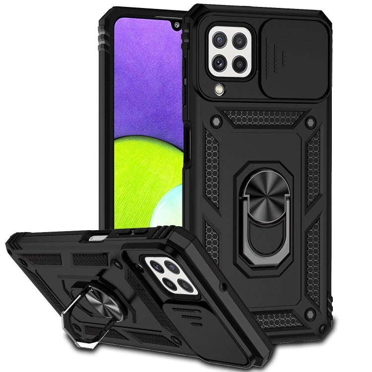Sliding Camshield Holder Phone Case, For Samsung Galaxy A02, For Samsung Galaxy A02s / A03s 166mm...