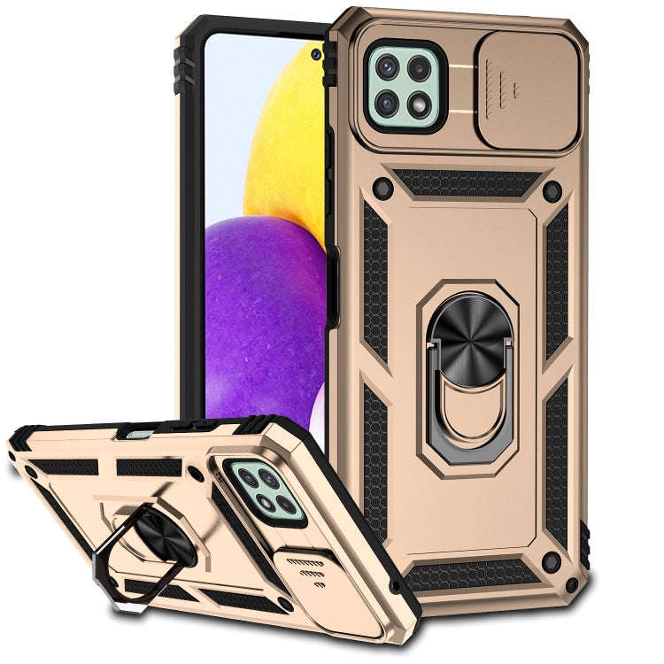 Sliding Camshield Holder Phone Case, For Samsung Galaxy A02, For Samsung Galaxy A02s / A03s 166mm...