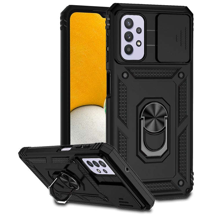 Sliding Camshield Holder Phone Case, For Samsung Galaxy A23 5G, For Samsung Galaxy A33 5G, For Sa...