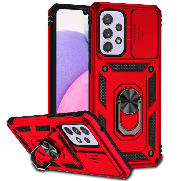 Sliding Camshield Holder Phone Case, For Samsung Galaxy A23 5G, For Samsung Galaxy A33 5G, For Sa...