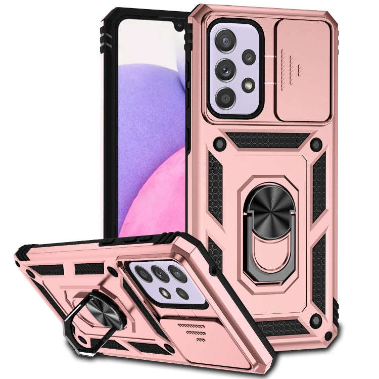 Sliding Camshield Holder Phone Case, For Samsung Galaxy A23 5G, For Samsung Galaxy A33 5G, For Sa...