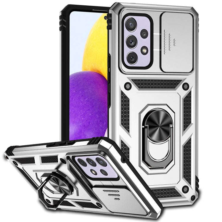 Sliding Camshield Holder Phone Case, For Samsung Galaxy A23 5G, For Samsung Galaxy A33 5G, For Sa...