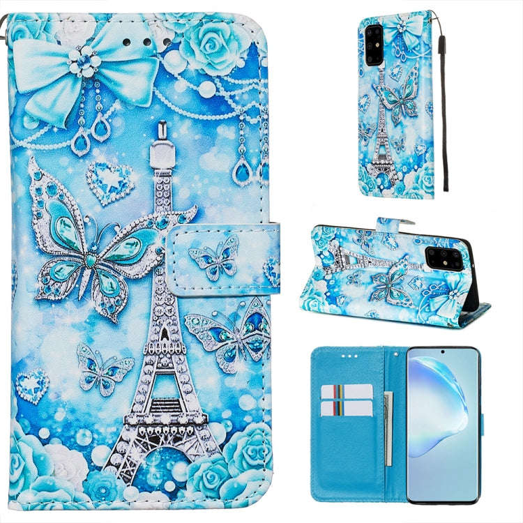 Colored Drawing Pattern Plain Weave Horizontal Flip Leather Case with Holder & Card Slot & Wallet...