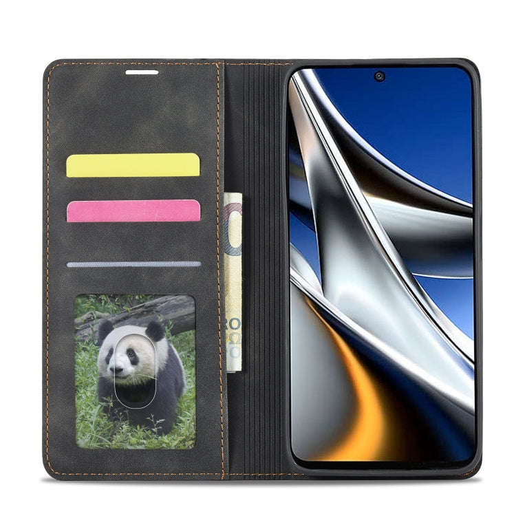 Forwenw Dream Series Oil Edge Strong Magnetism Leather Phone Case, For Xiaomi Poco X4 Pro 5G, For...