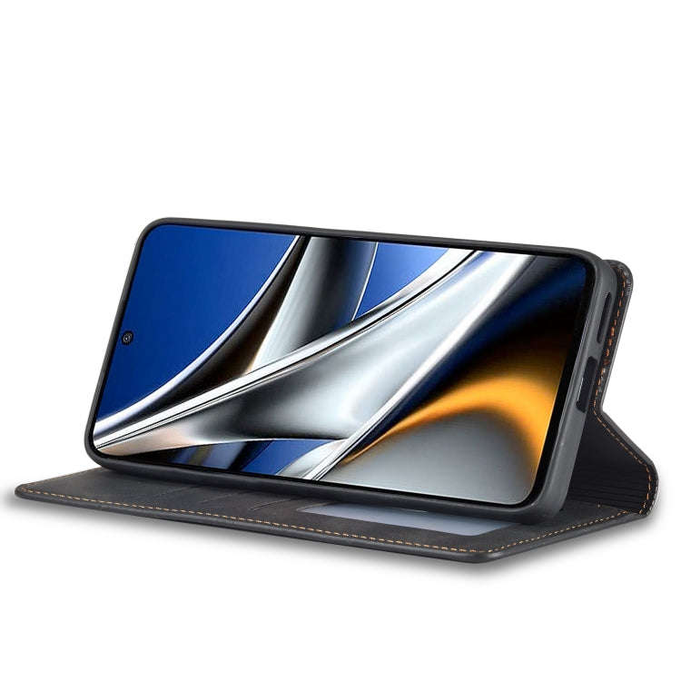 Forwenw Dream Series Oil Edge Strong Magnetism Leather Phone Case, For Xiaomi Poco X4 Pro 5G, For...