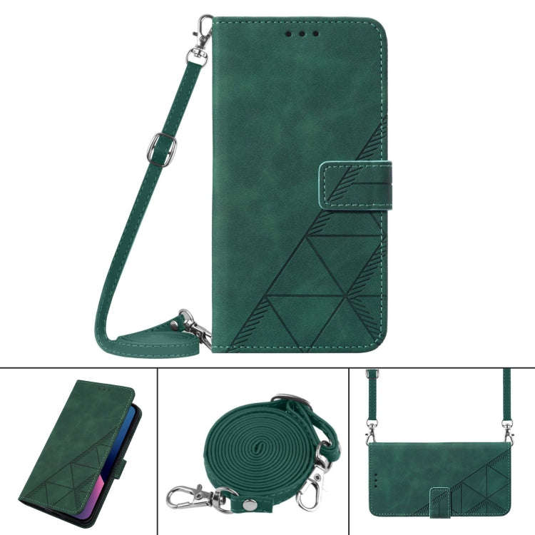 Crossbody 3D Embossed Flip Leather Phone Case, For iPhone 11, For iPhone 11 Pro, For iPhone 11 Pr...