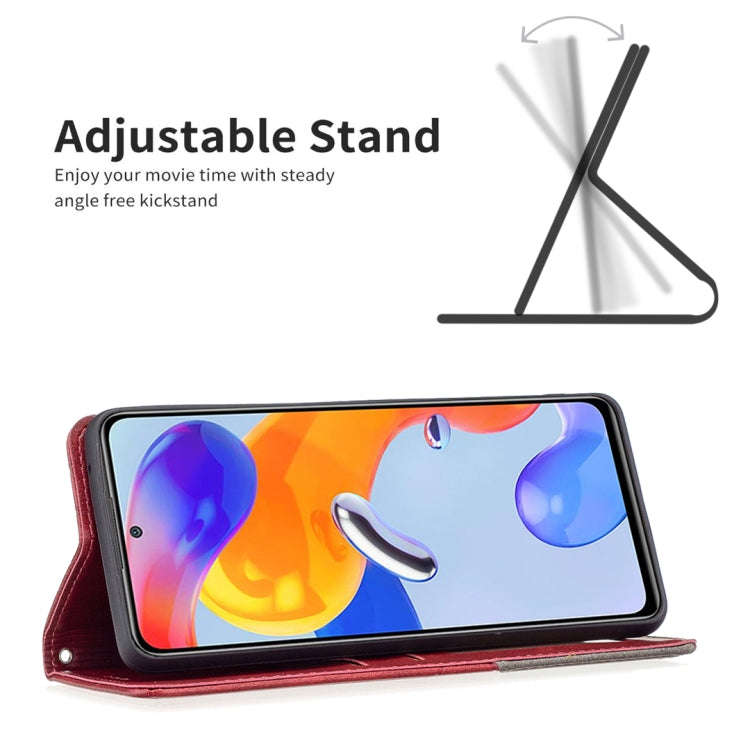 Prismatic Invisible Magnetic Leather Phone Case, For Xiaomi Redmi Note 11 Pro Global, For Honor X...