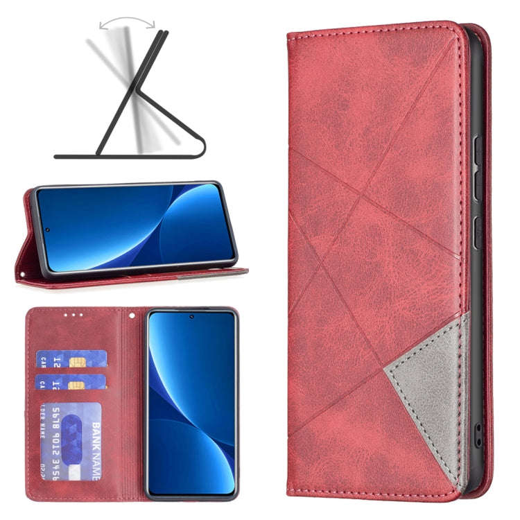 Prismatic Invisible Magnetic Leather Phone Case, For Xiaomi Redmi Note 11 Pro Global, For Honor X...