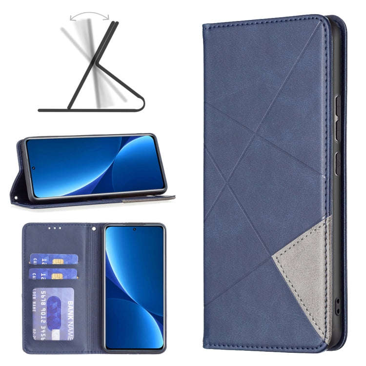 Prismatic Invisible Magnetic Leather Phone Case, For Xiaomi Redmi Note 11 Pro Global, For Honor X...