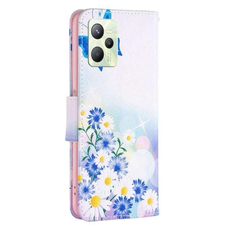 Colored Drawing Pattern Leather Phone Case, For OPPO Realme C35, For Xiaomi Redmi Note 11 Pro Int...