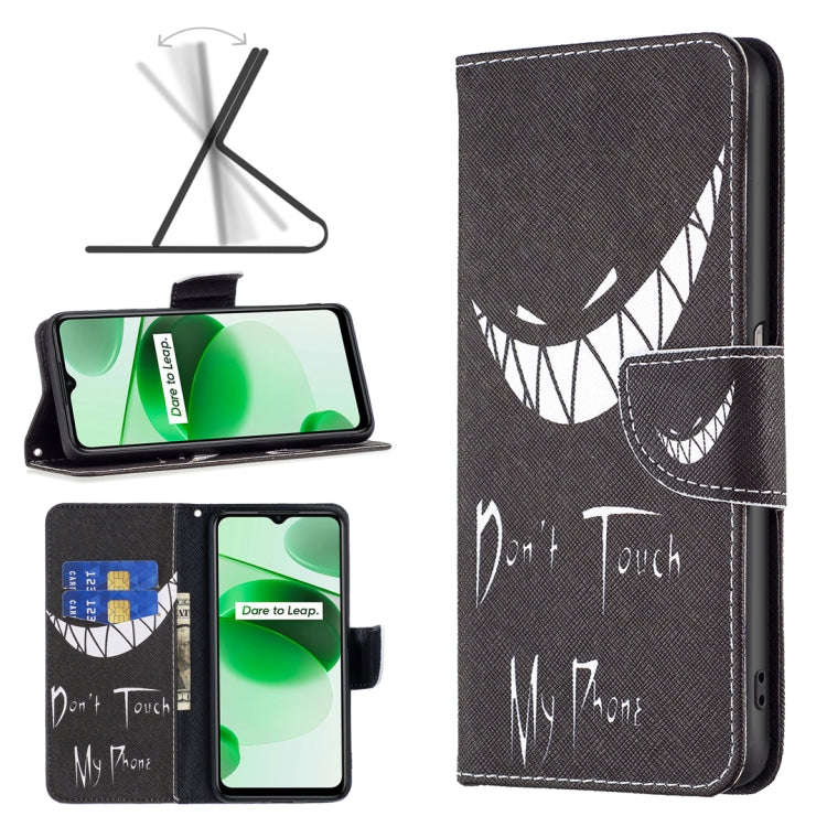 Colored Drawing Pattern Leather Phone Case, For OPPO Realme C35, For Xiaomi Redmi Note 11 Pro Int...