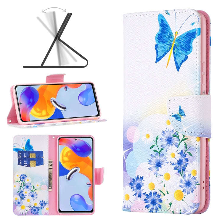 Colored Drawing Pattern Leather Phone Case, For OPPO Realme C35, For Xiaomi Redmi Note 11 Pro Int...