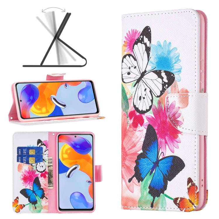 Colored Drawing Pattern Leather Phone Case, For OPPO Realme C35, For Xiaomi Redmi Note 11 Pro Int...
