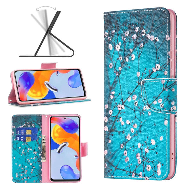 Colored Drawing Pattern Leather Phone Case, For OPPO Realme C35, For Xiaomi Redmi Note 11 Pro Int...