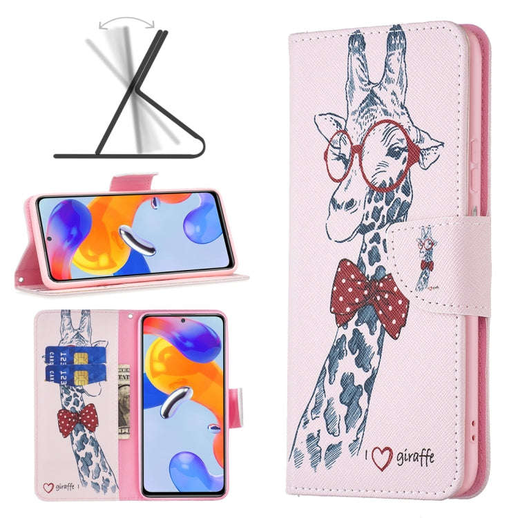 Colored Drawing Pattern Leather Phone Case, For OPPO Realme C35, For Xiaomi Redmi Note 11 Pro Int...