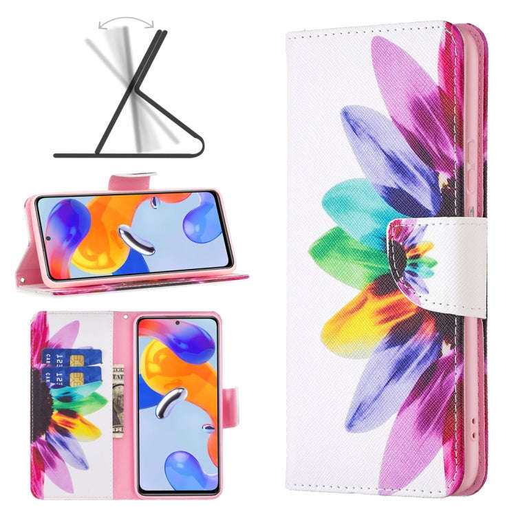Colored Drawing Pattern Leather Phone Case, For OPPO Realme C35, For Xiaomi Redmi Note 11 Pro Int...