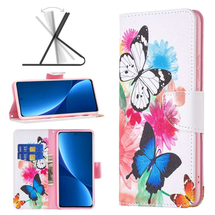 Colored Drawing Pattern Leather Phone Case, For OPPO Realme C35, For Xiaomi Redmi Note 11 Pro Int...