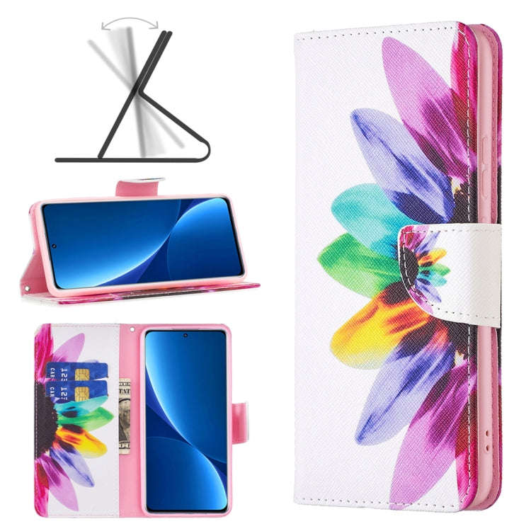 Colored Drawing Pattern Leather Phone Case, For OPPO Realme C35, For Xiaomi Redmi Note 11 Pro Int...
