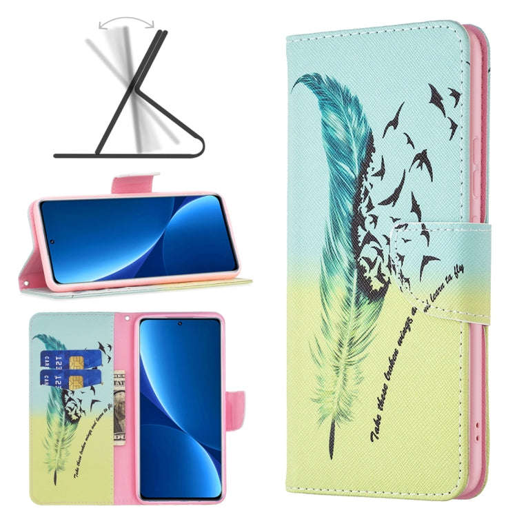 Colored Drawing Pattern Leather Phone Case, For OPPO Realme C35, For Xiaomi Redmi Note 11 Pro Int...