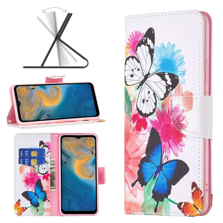 Colored Drawing Pattern Leather Phone Case, For OPPO Realme C35, For Xiaomi Redmi Note 11 Pro Int...