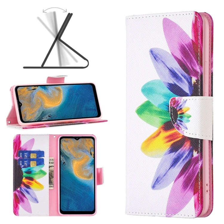 Colored Drawing Pattern Leather Phone Case, For OPPO Realme C35, For Xiaomi Redmi Note 11 Pro Int...