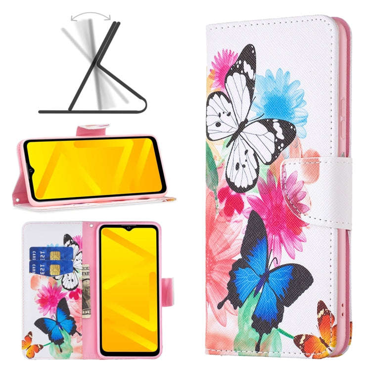 Colored Drawing Pattern Leather Phone Case, For OPPO Realme C35, For Xiaomi Redmi Note 11 Pro Int...