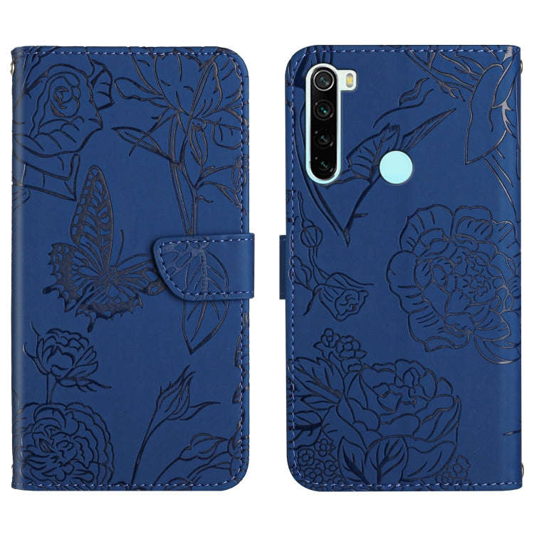 Skin Feel Butterfly Peony Embossed Leather Phone Case, For Xiaomi Redmi Note 7, For Xiaomi Redmi ...