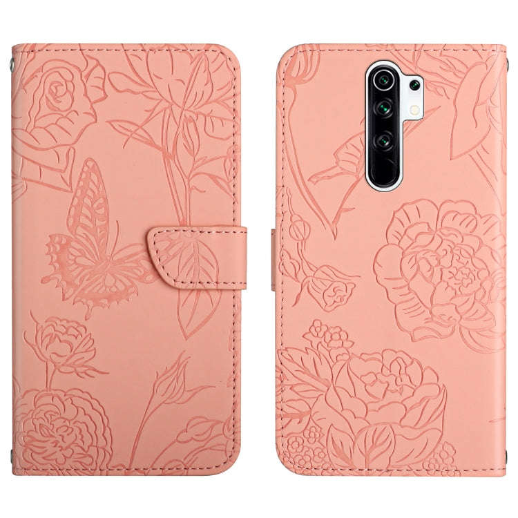Skin Feel Butterfly Peony Embossed Leather Phone Case, For Xiaomi Redmi Note 7, For Xiaomi Redmi ...
