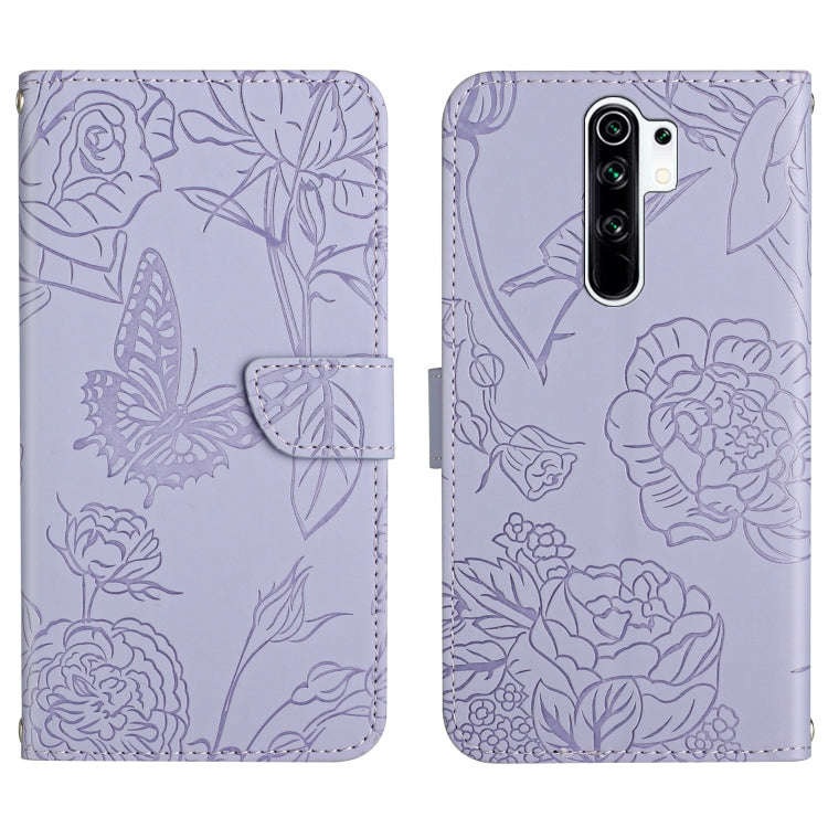 Skin Feel Butterfly Peony Embossed Leather Phone Case, For Xiaomi Redmi Note 7, For Xiaomi Redmi ...