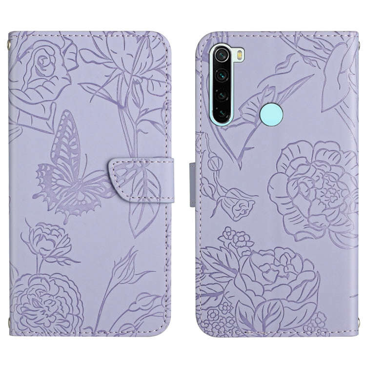 Skin Feel Butterfly Peony Embossed Leather Phone Case, For Xiaomi Redmi Note 7, For Xiaomi Redmi ...