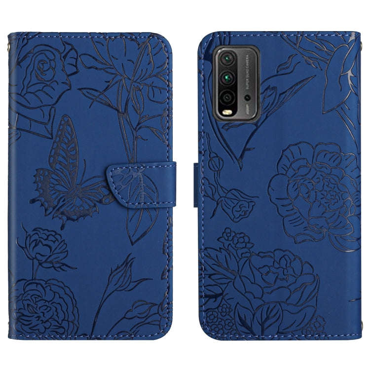 Skin Feel Butterfly Peony Embossed Leather Phone Case, For Xiaomi Redmi Note 7, For Xiaomi Redmi ...