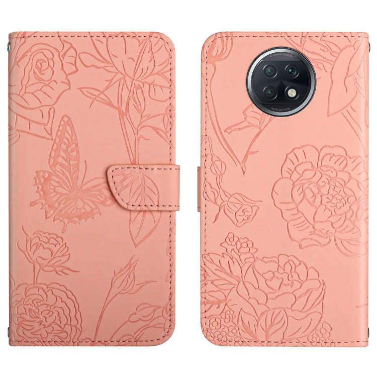 Skin Feel Butterfly Peony Embossed Leather Phone Case, For Xiaomi Redmi Note 7, For Xiaomi Redmi ...