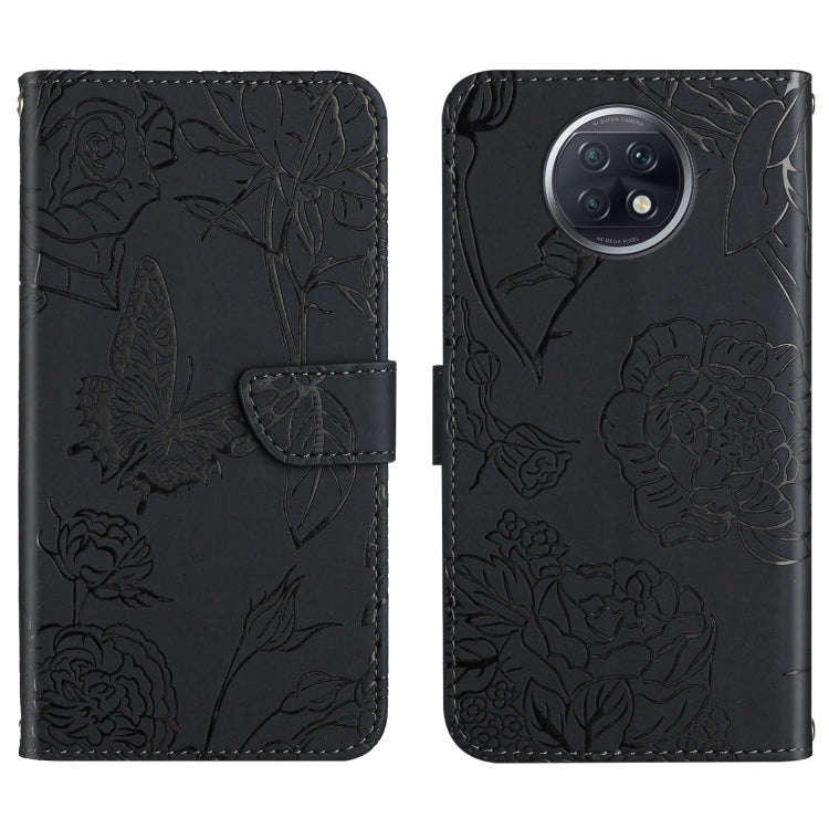 Skin Feel Butterfly Peony Embossed Leather Phone Case, For Xiaomi Redmi Note 7, For Xiaomi Redmi ...