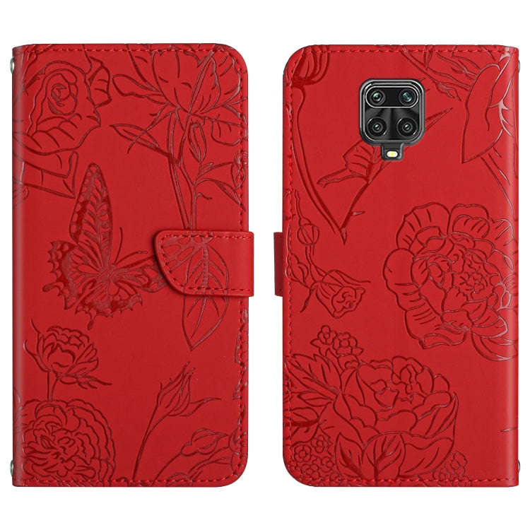 Skin Feel Butterfly Peony Embossed Leather Phone Case, For Xiaomi Redmi Note 7, For Xiaomi Redmi ...