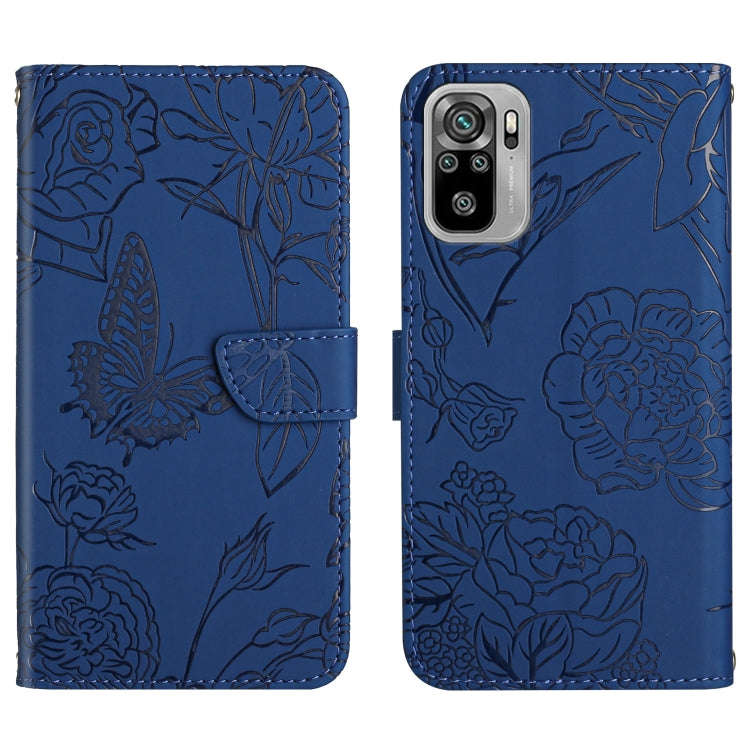 Skin Feel Butterfly Peony Embossed Leather Phone Case, For Xiaomi Redmi Note 7, For Xiaomi Redmi ...