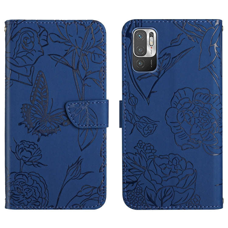 Skin Feel Butterfly Peony Embossed Leather Phone Case, For Xiaomi Redmi Note 7, For Xiaomi Redmi ...