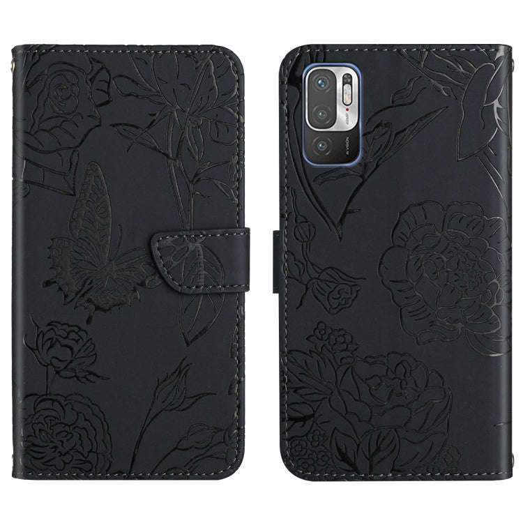 Skin Feel Butterfly Peony Embossed Leather Phone Case, For Xiaomi Redmi Note 7, For Xiaomi Redmi ...